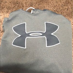 Gray under armor hoodie